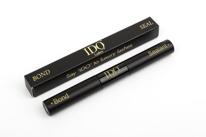 IDO eyelash product with black packaging on a white background