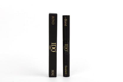 Black cosmetic tube and packaging with 'IDO' branding on a white background