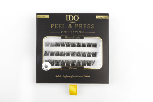 IDO Peel & Press eyelash packaging on a white background